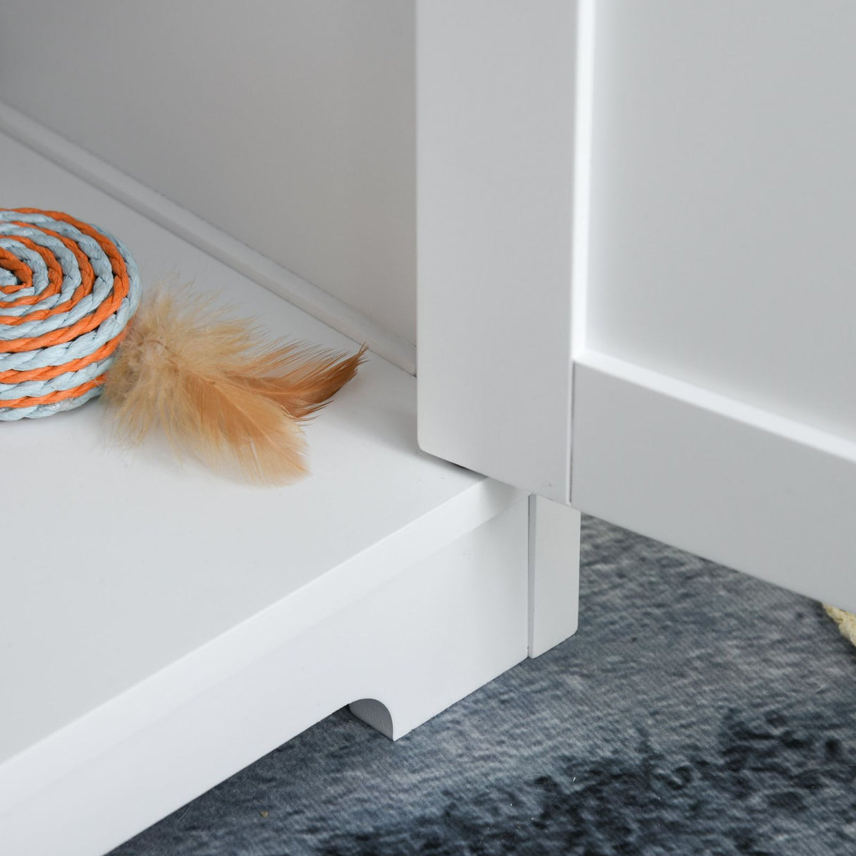 easycomfort easycomfort cuccia per gatti e piccoli cani mobile per lettiera in legno bianco ean 8054111848664