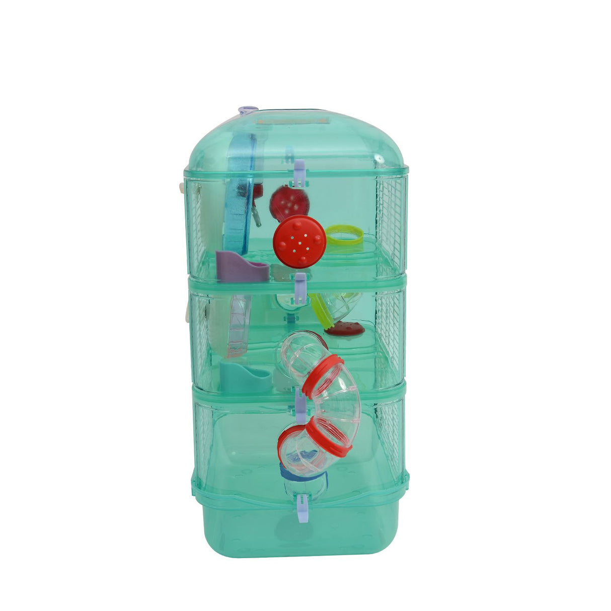 easycomfort easycomfort gabbia per criceti 3 livelli verde 40 5x28x55cm ean 8054111844185