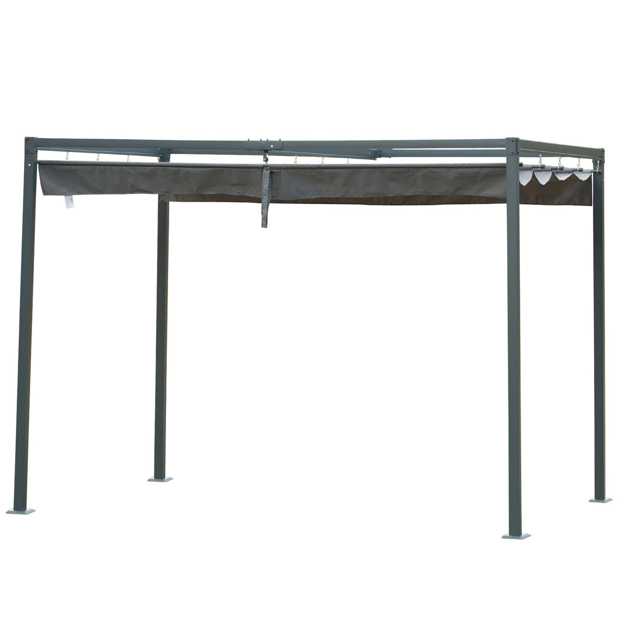 easycomfort easycomfort gazebo pergola con telo scorrevole per esterni 298 x 213 x 222 cm ean 8054144135052