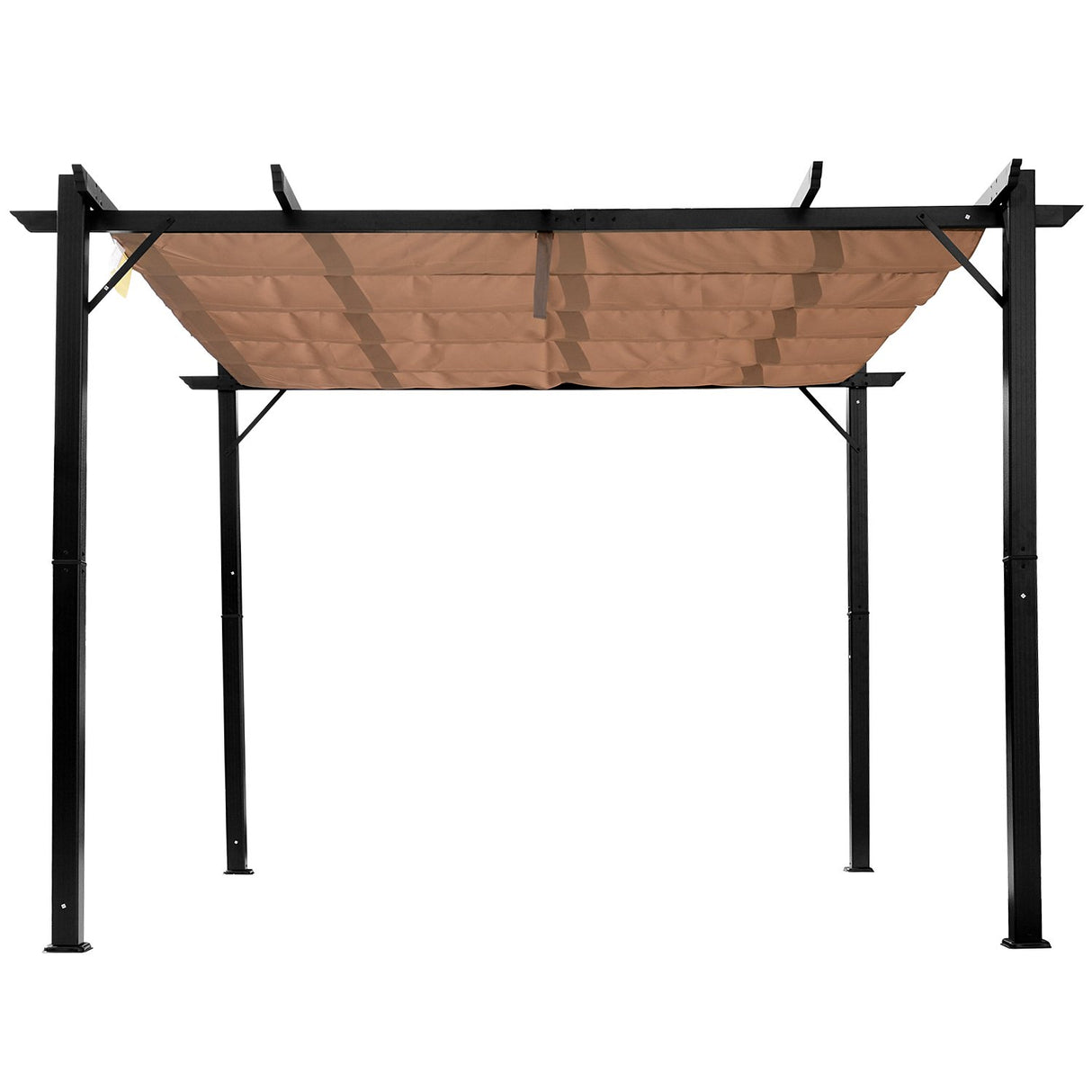 easycomfort easycomfort gazebo pergola da giardino 3x4m telo scorrevole in poliestere impermeabile e struttura in alluminio ean 8055776914381