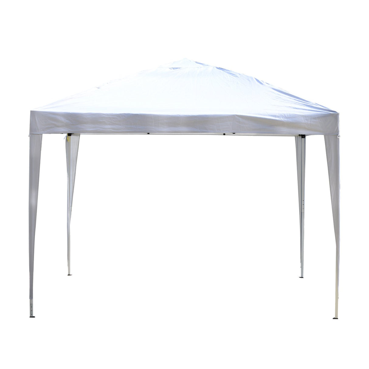 easycomfort easycomfort gazebo struttura in acciaio pieghevole rivestimento tessuto oxford bianco 3x3m ean 8054144132853