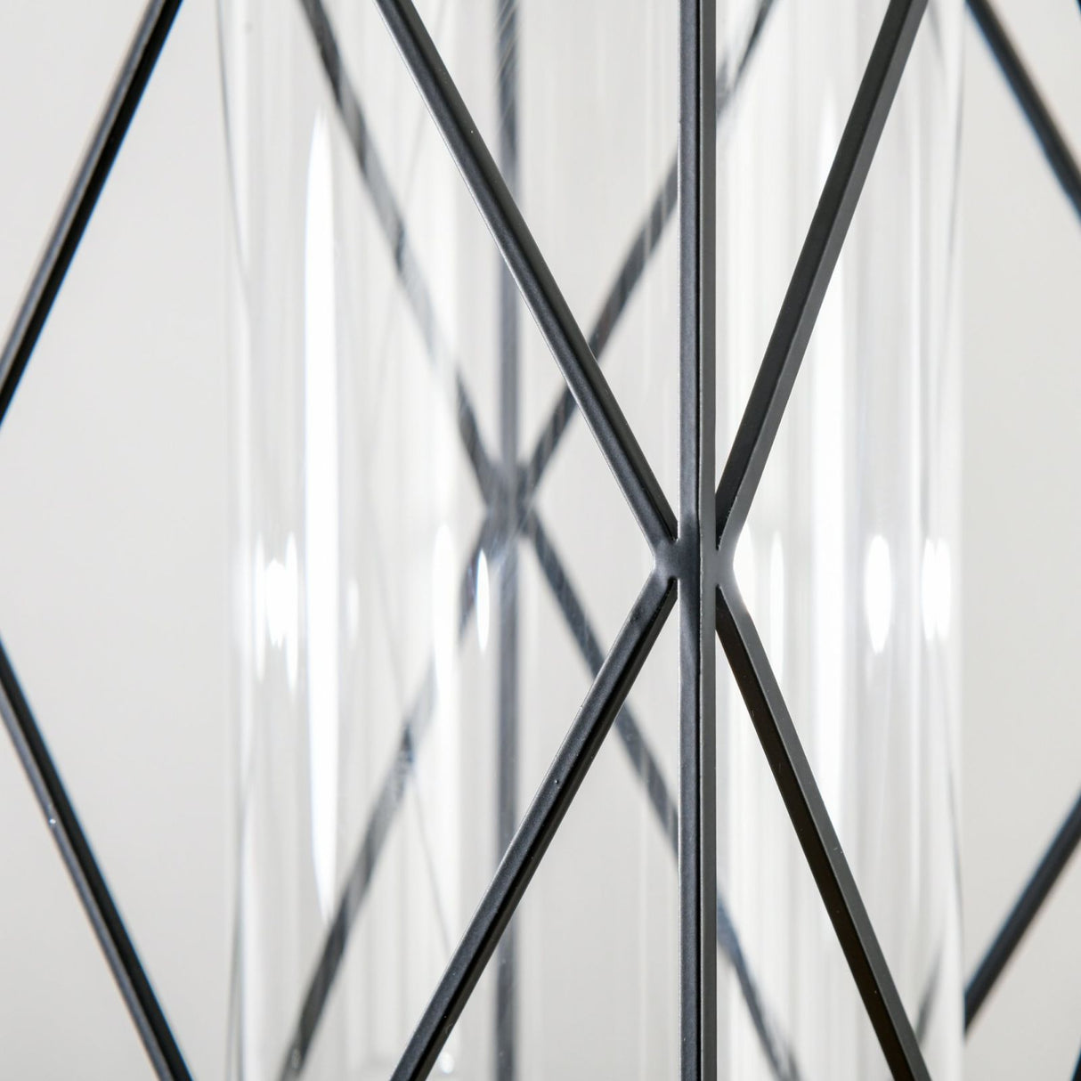 easycomfort easycomfort lampadario stile geometrico in metallo nero con cavo regolabile