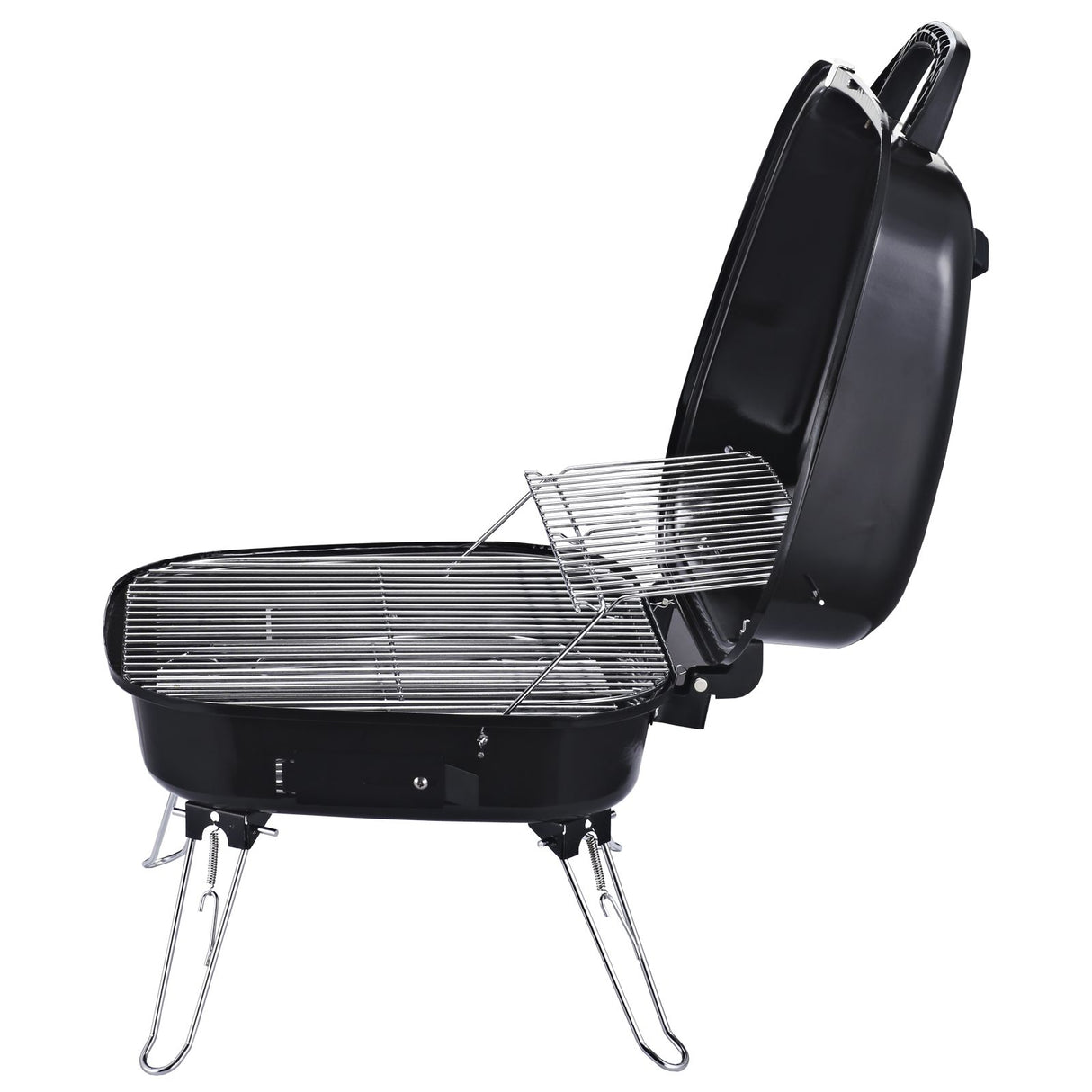 easycomfort easycomfort mini barbecue da viaggio con coperchio e gambe pieghevoli ean 8054111845113