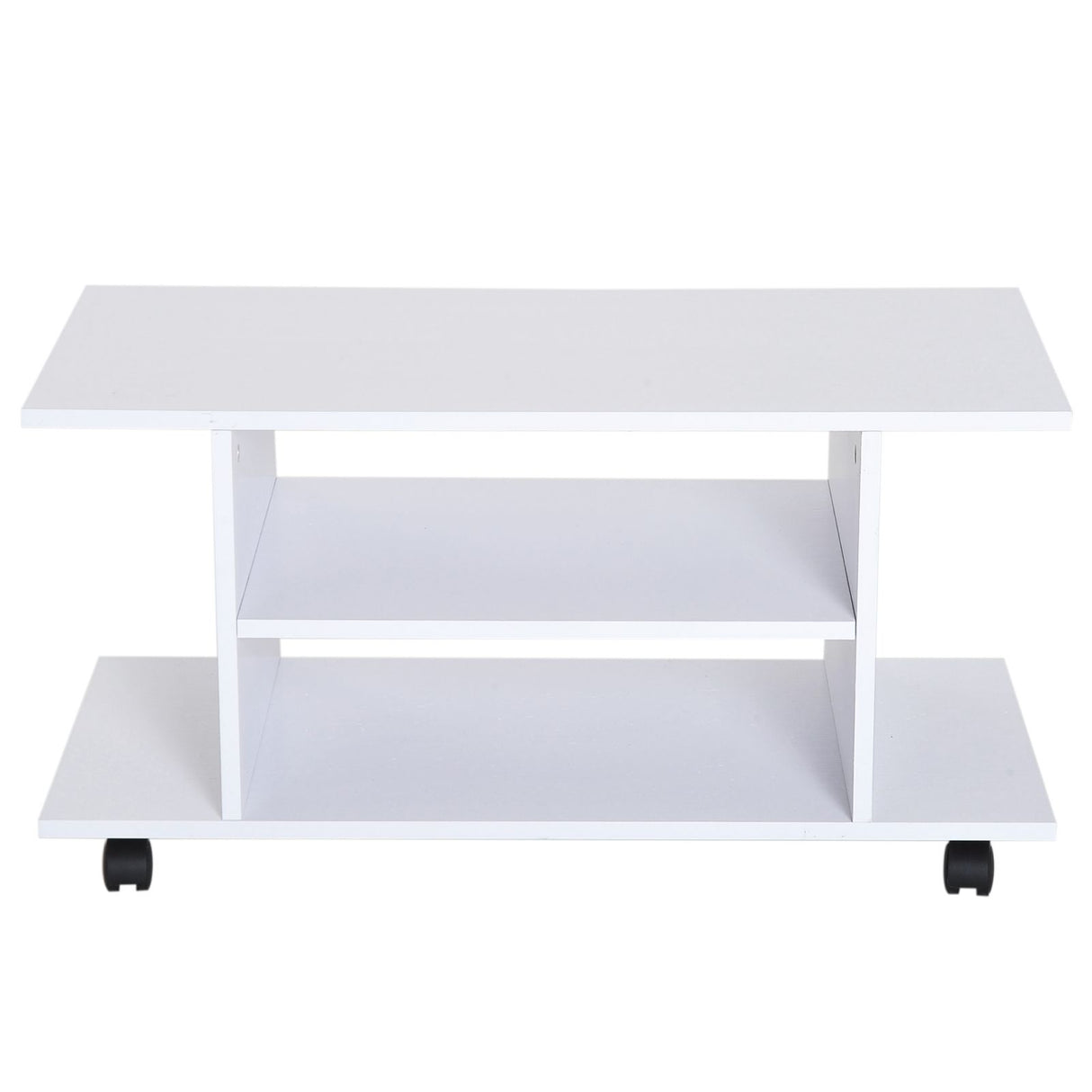 easycomfort easycomfort mobile porta tv in legno con ruote bianco 80x40x40cm ean 8054111844512