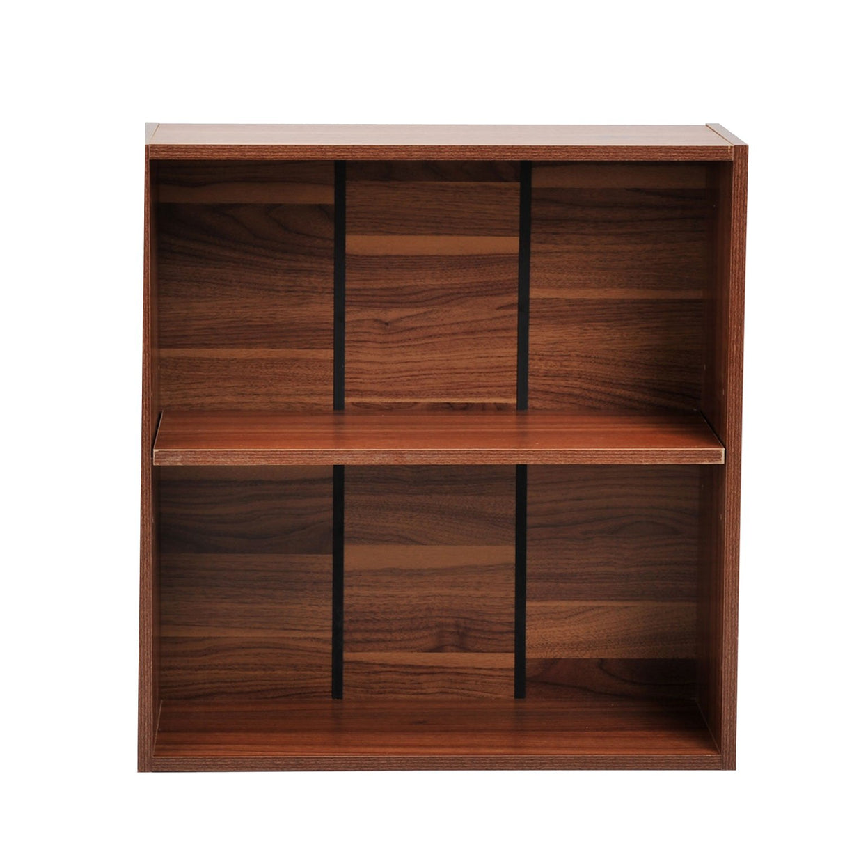 easycomfort easycomfort mobiletto libreria mensole legno librerie aperte a scaffali noce 60x24x63cm ean 8054111847889