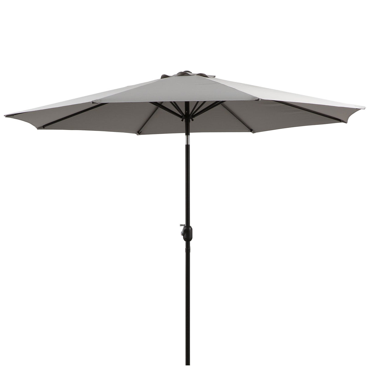 easycomfort easycomfort ombrellone da giardino con manovella e testa inclinabile 300x245cm grigio ean 8054111845526