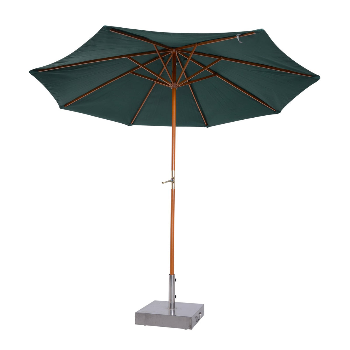 easycomfort easycomfort ombrellone da giardino in legno di pioppo verde 270 x 250 cm ean 8054111847049