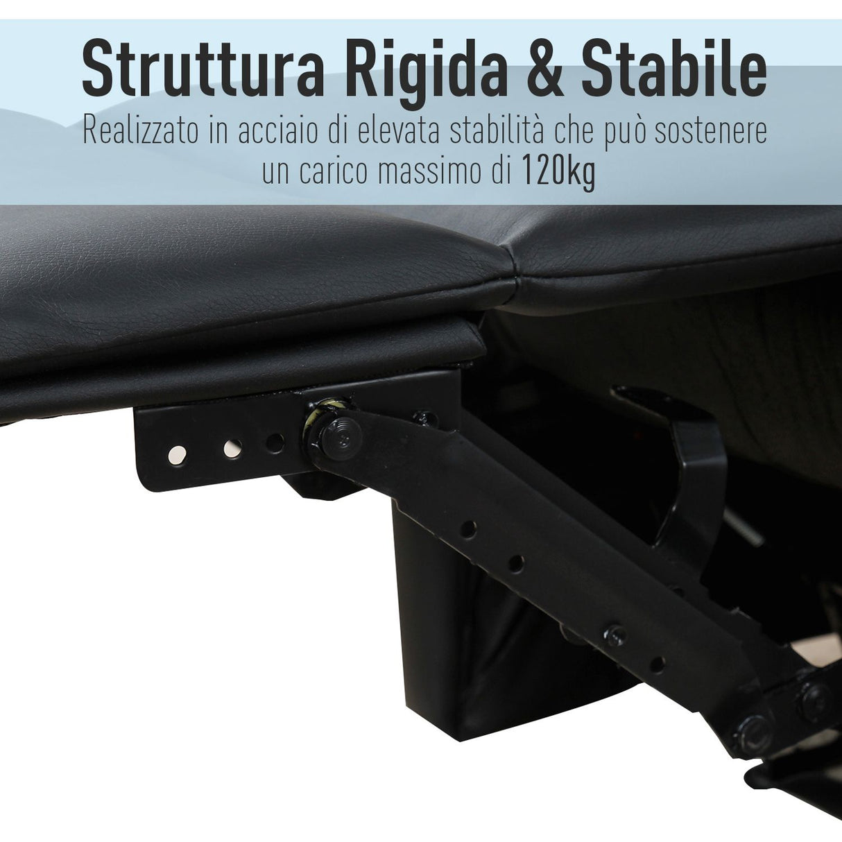 easycomfort easycomfort poltrona relax reclinabile ergonomica in ecopelle 65x92x100cm nero ean 8054144137315