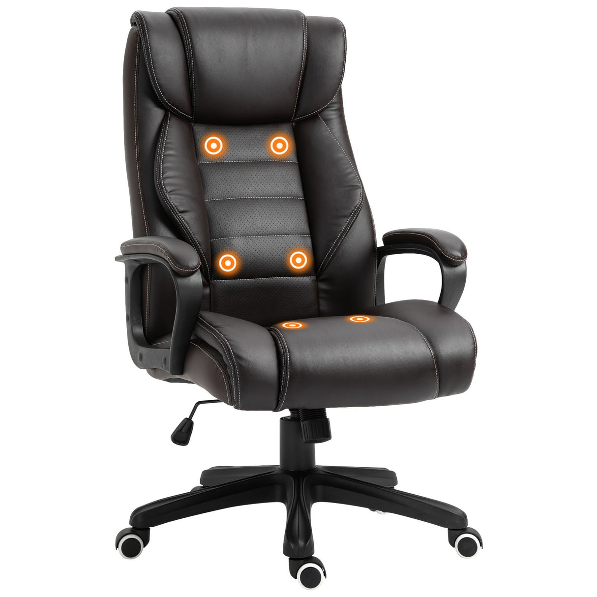 easycomfort easycomfort poltrona ufficio massaggiante ergonomica e dirigenziale in similpelle nera ean 8054144133959