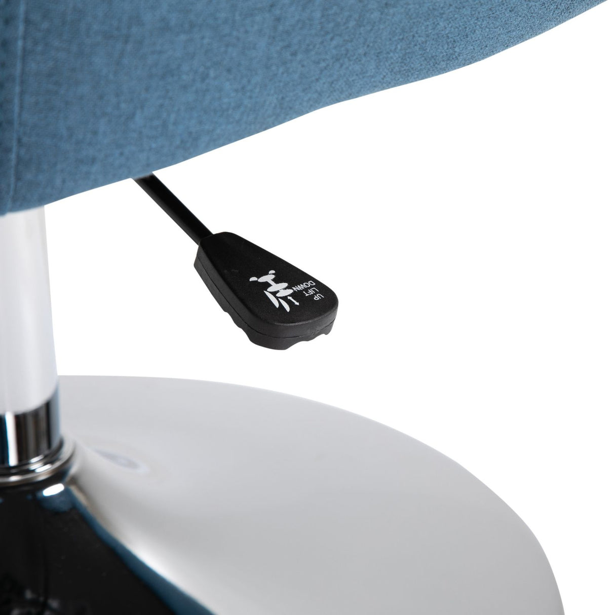 easycomfort easycomfort poltroncina girevole con braccioli e altezza regolabile blu ean 8054144135342