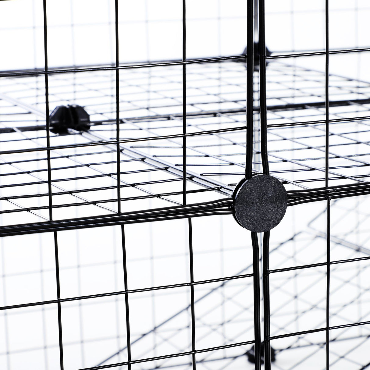 easycomfort easycomfort recinto gabbia personalizzabile per piccoli animali domestici in metallo nero 36 pannelli 35x35cm ean 8054111843362