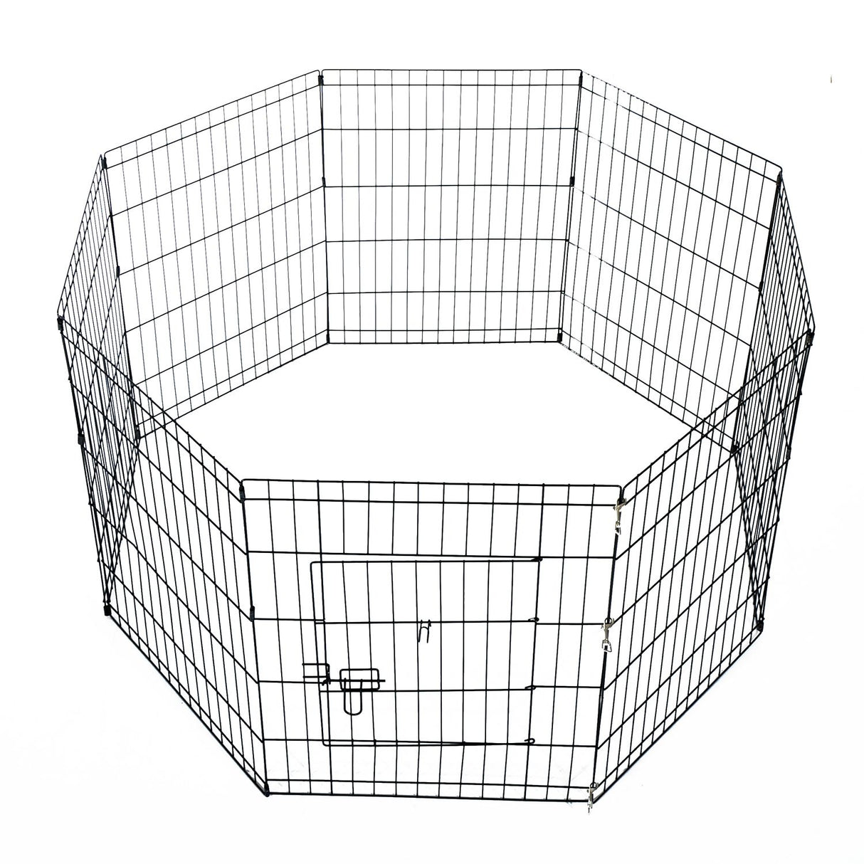 easycomfort easycomfort recinto per cani gatti cuccioli roditori recinzione rete gabbia 8 pezzi 76 x 61cm nero ean 8054111843324