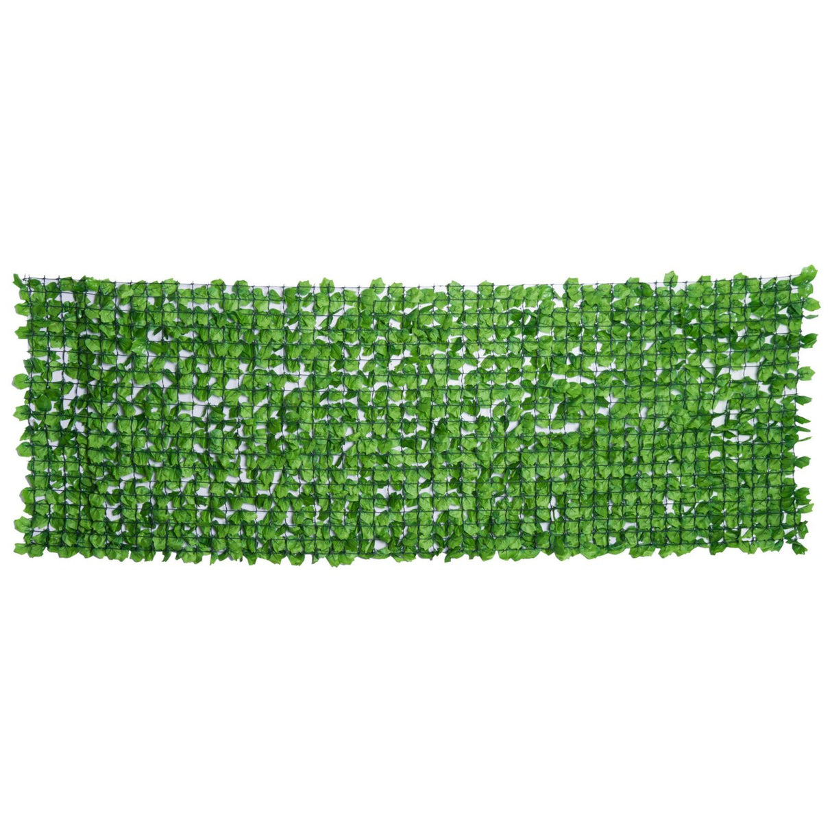 easycomfort easycomfort rotolo di siepe finta per balcone e giardino in pe con foglie di acero verdi 300x100cm