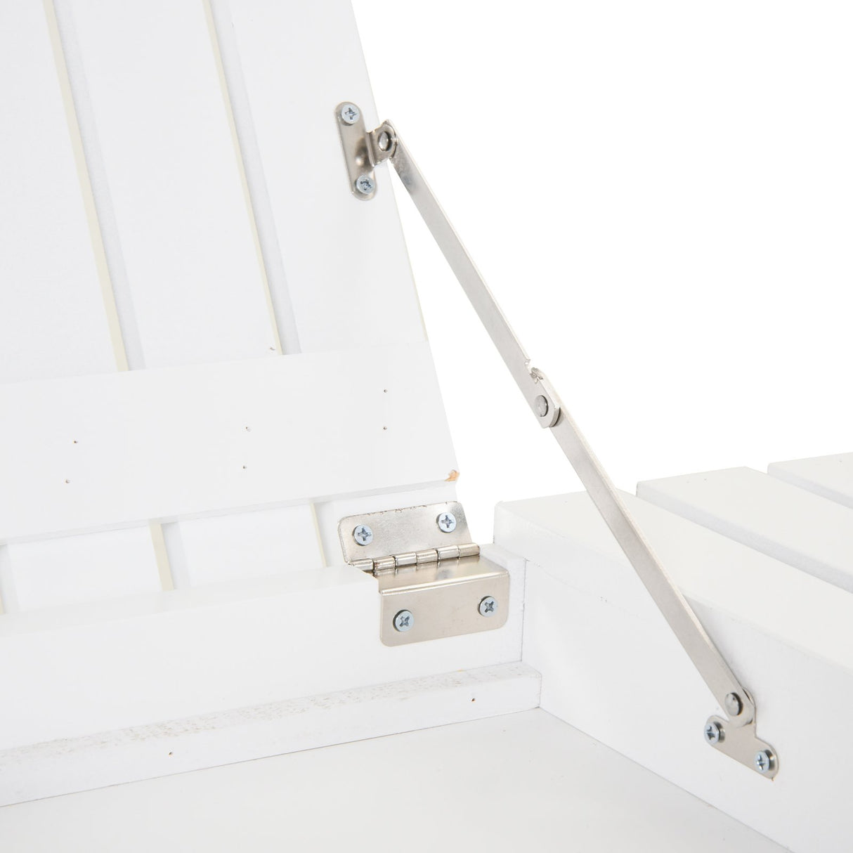 easycomfort easycomfort scarpiera design minimal in legno di pino e mdf con 2 mensole bianca e color legno 90x29x45cm ean 8054111844673