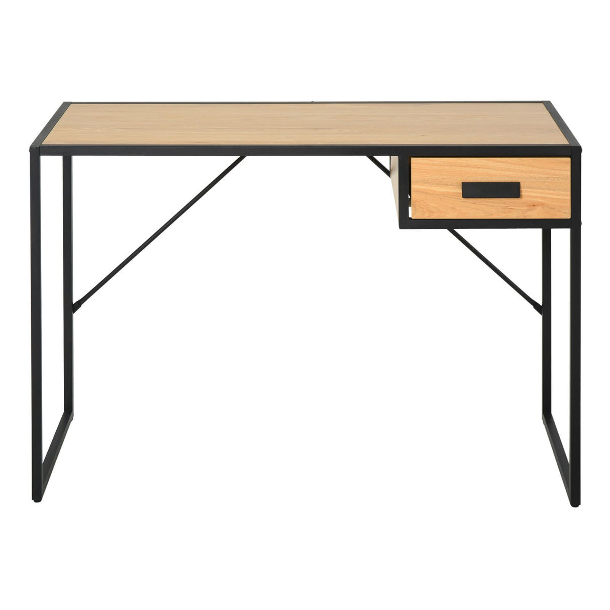 easycomfort easycomfort scrivania salvaspazio dal design industriale con 1 cassetto ean 8054144135878