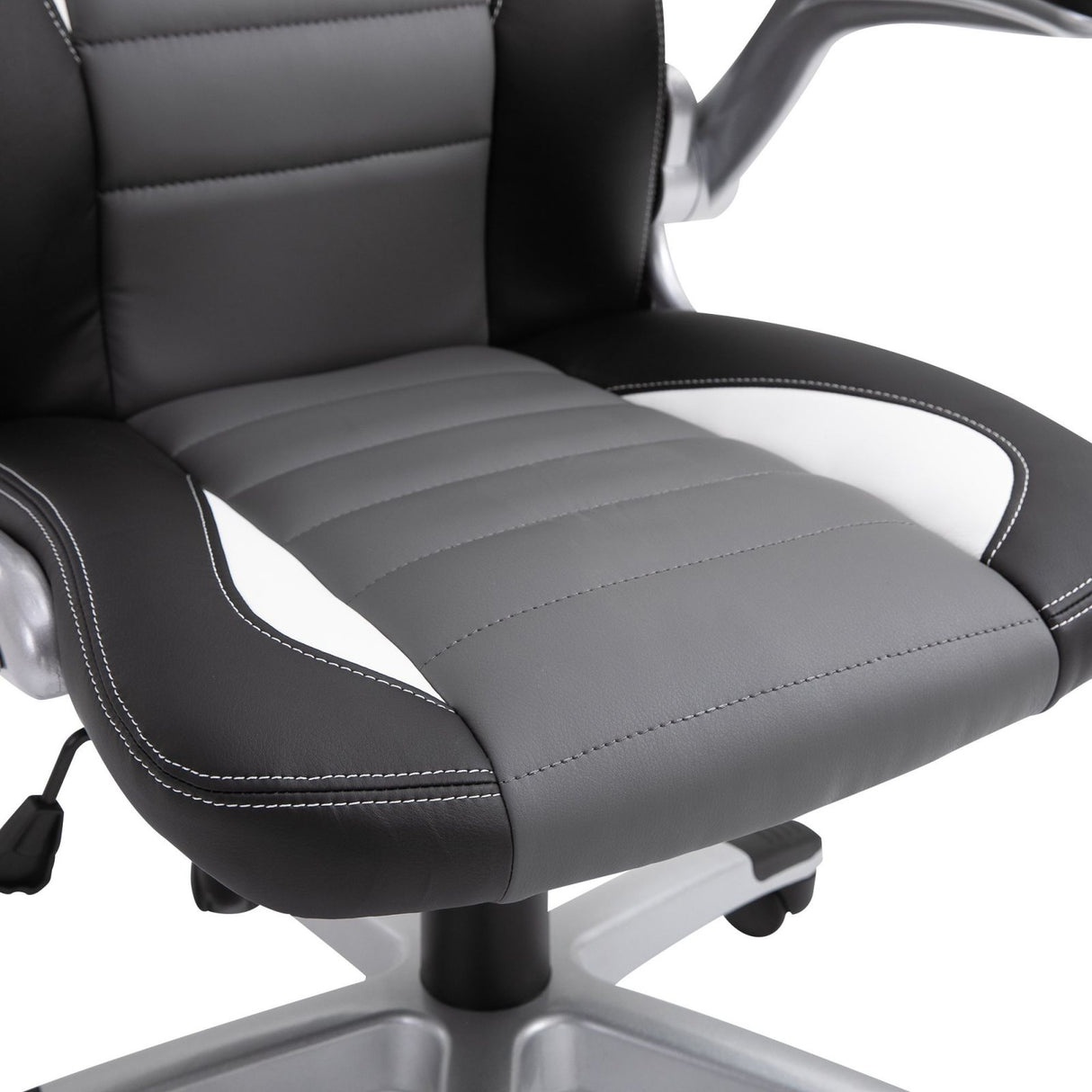 easycomfort easycomfort sedia ufficio sedie da gaming dirigenziale regolabile girevole stile grigio e nero ean 8054111843911