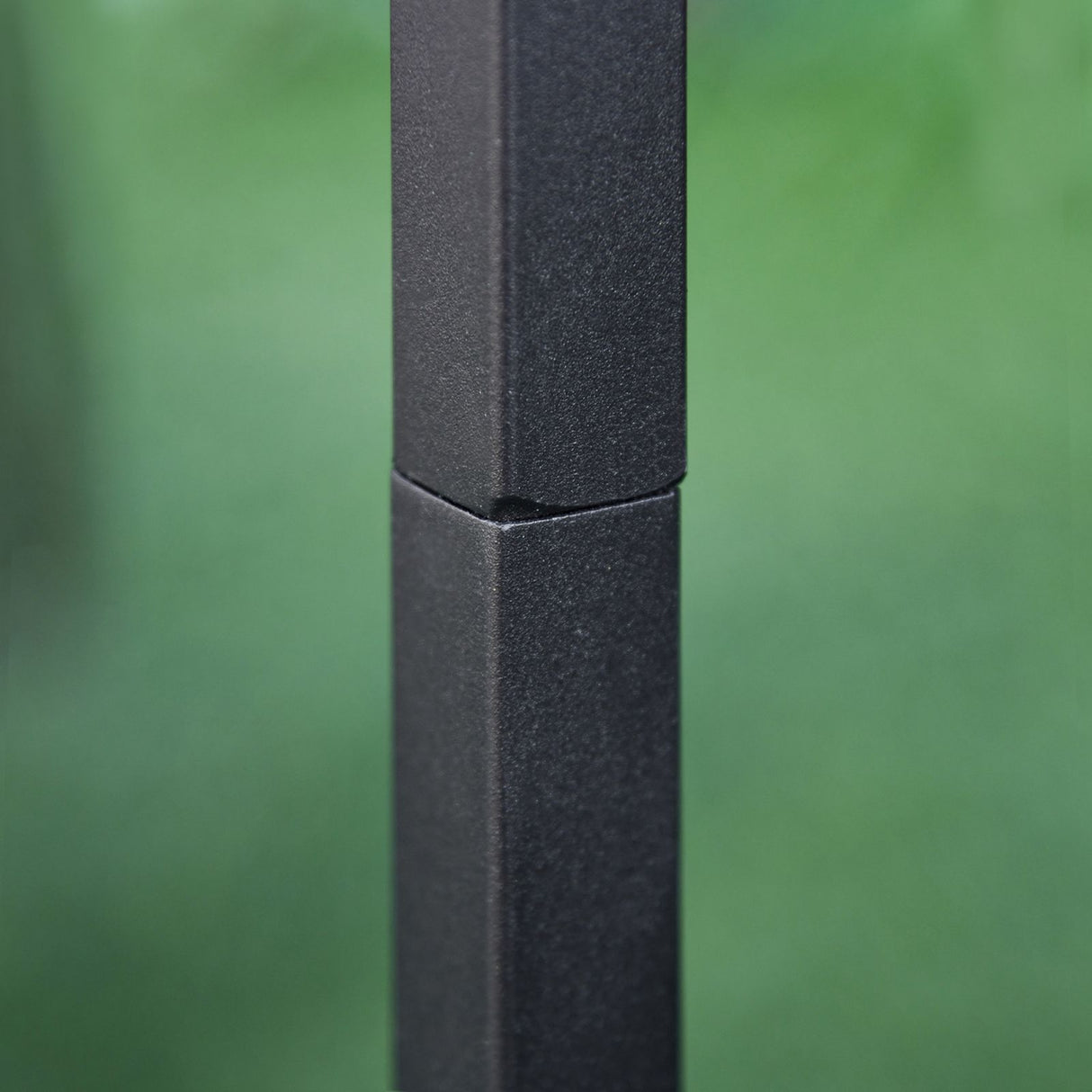 easycomfort easycomfort set 2 tavolini da salotto e giardino sovrapponibili in ferro nero ean 8054111840941