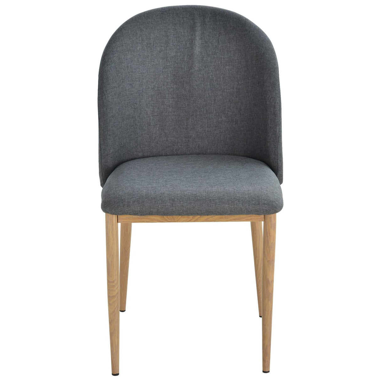 easycomfort easycomfort set di 2 sedie da pranzo imbottite con gambe in acciaio grigio ean 8054144137599