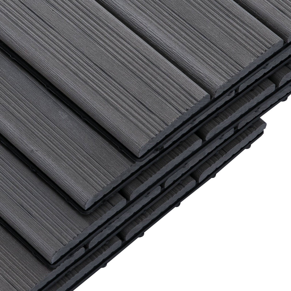 easycomfort easycomfort set piastrelle per esterno incastrabili per pavimentazione grigio 11 pezzi 30x30x2 2cm ean 8054111848701