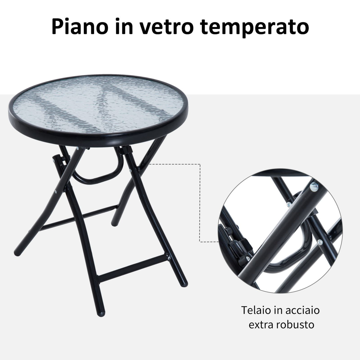 easycomfort easycomfort set tavolino e sedie da giardino pieghevoli e a dondolo grigie ean 8055776912301