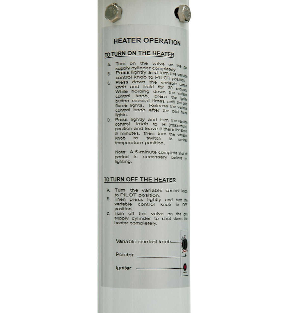 easycomfort easycomfort stufetta da esterno fungo a gas in piastra di ferro patio heater riscaldamento bianco ean 8054144139593