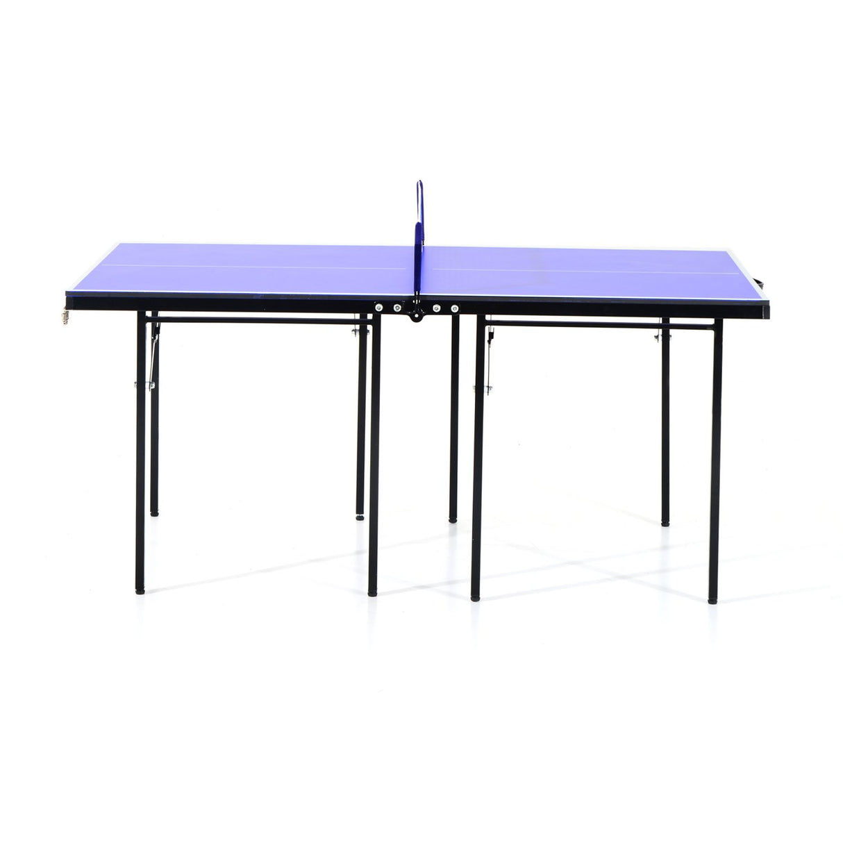 easycomfort easycomfort tavolino da ping pong pieghevole in legno mdf 153 x 76 5 x 67cm blu e nero ean 8054144139159