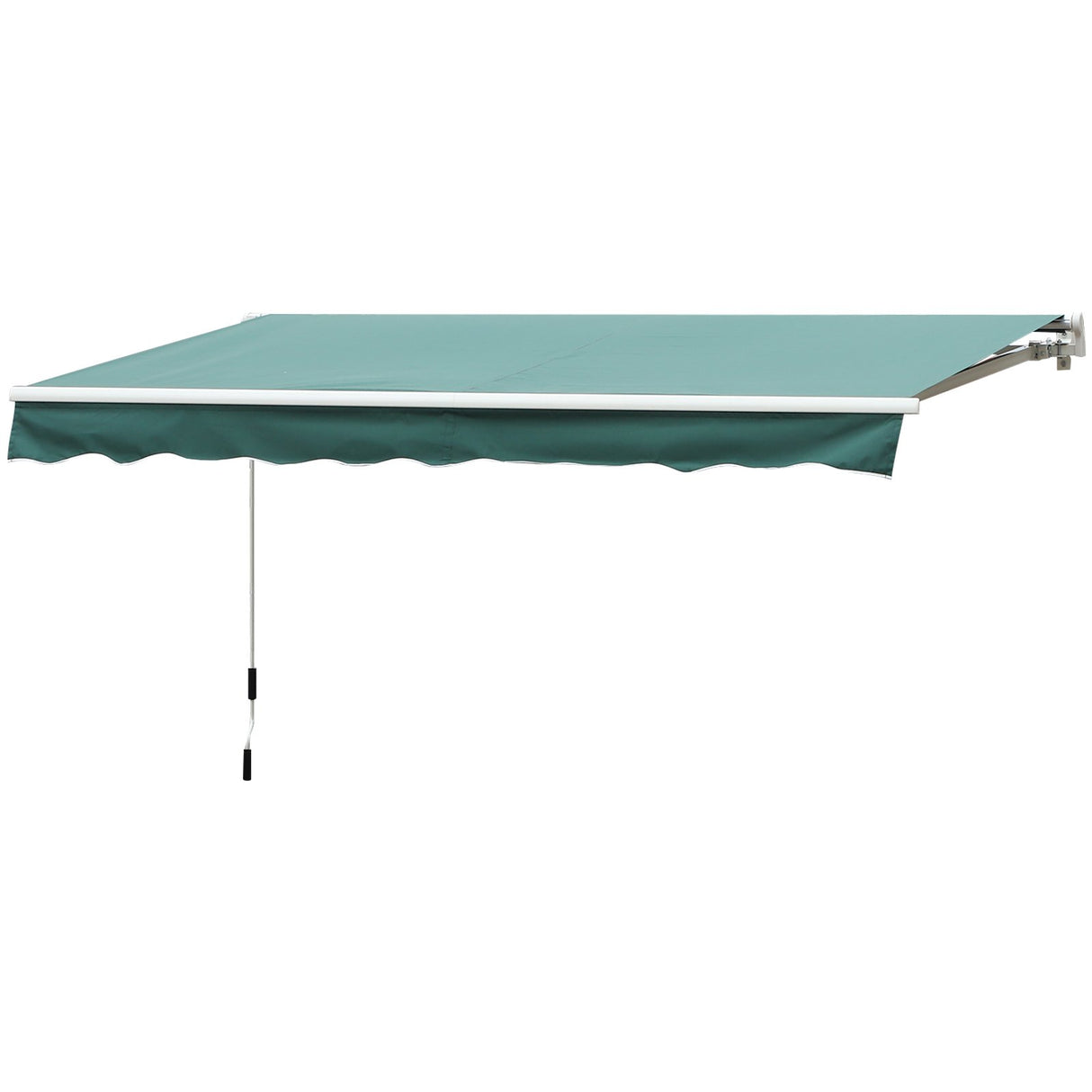 easycomfort easycomfort tenda da sole da esterno avvolgibile a parete impermeabile verde scuro 3x2 5m ean 8055776914879