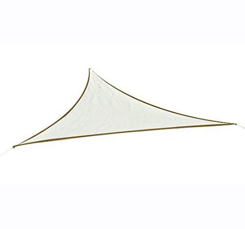 easycomfort easycomfort tenda da sole triangolare in hdpe crema 6x6x6m ean 8055776913131