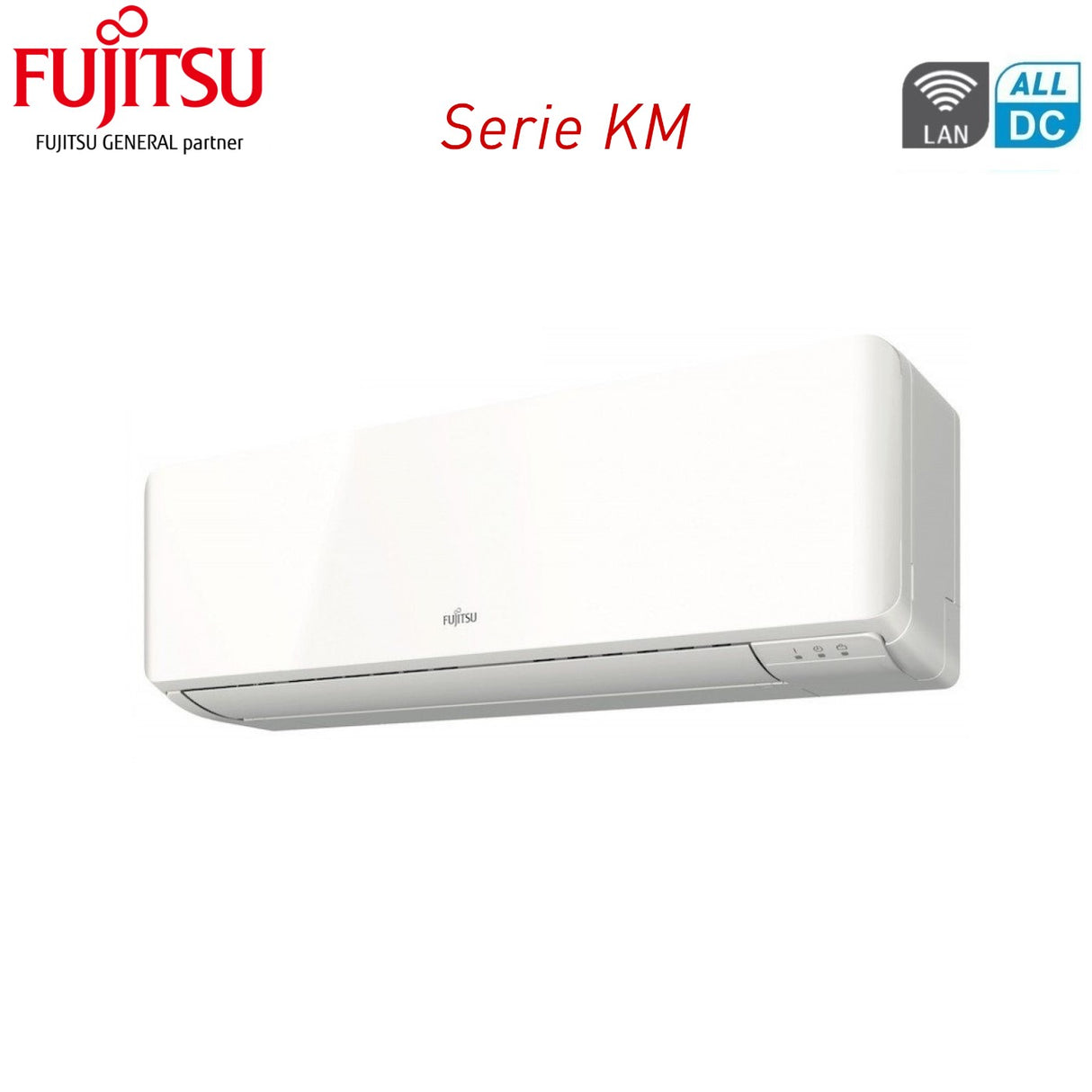 general fujitsu climatizzatore condizionatore general fujitsu inverter serie km 12000 btu asyg12kmce codice 3ngf87170 r 32 wi fi optional classe aa