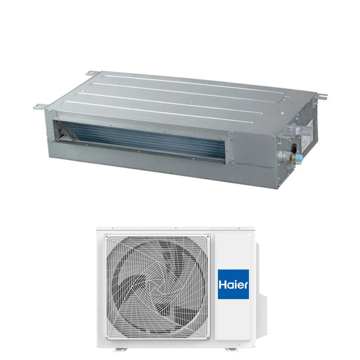 haier climatizzatore condizionatore haier inverter canalizzato slim bassa prevalenza 12000 btu ad35s2ss1fah r 32 wi fi integrato