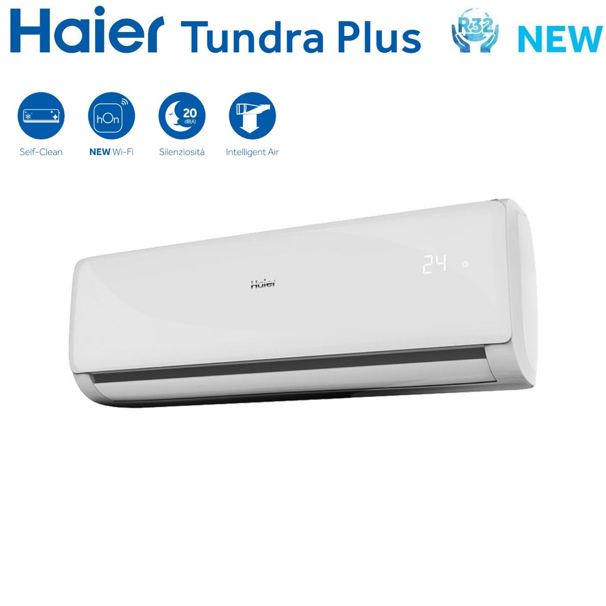 haier climatizzatore condizionatore haier quadri split inverter serie tundra plus 7777 con 4u85s2sr3fa r 32 wi fi integrato 7000700070007000