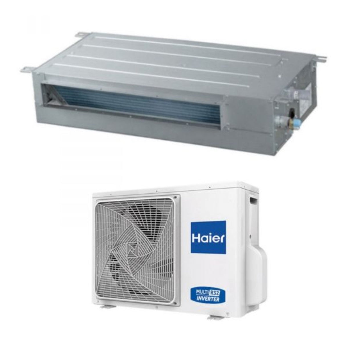 haier offerta climatizzatore condizionatore haier inverter canalizzato slim bassa prevalenza 24000 btu ad24ss1eran wi fi optional completo di comando a filo