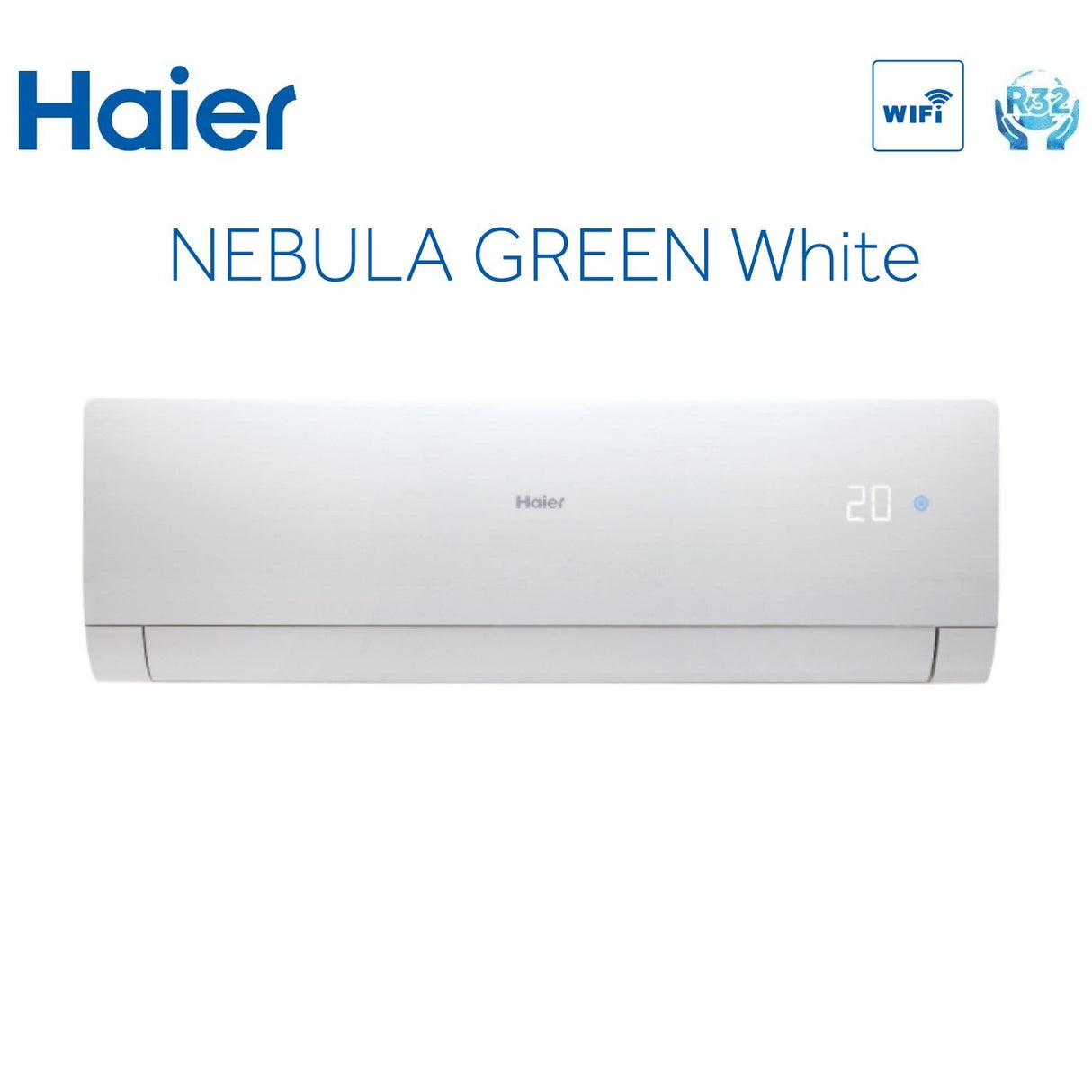 haier super offerta climatizzatore condizionatore haier inverter serie nebula green white 12000 btu as35s2sn2fa r 32 wi fi integrato classe a ean 8059657002747
