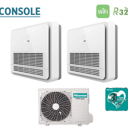 immagine-3-hisense-climatizzatore-condizionatore-hisense-dual-split-console-99-con-2amw50u4rxa-r-32-wi-fi-optional-telecomando-di-serie-incluso-90009000