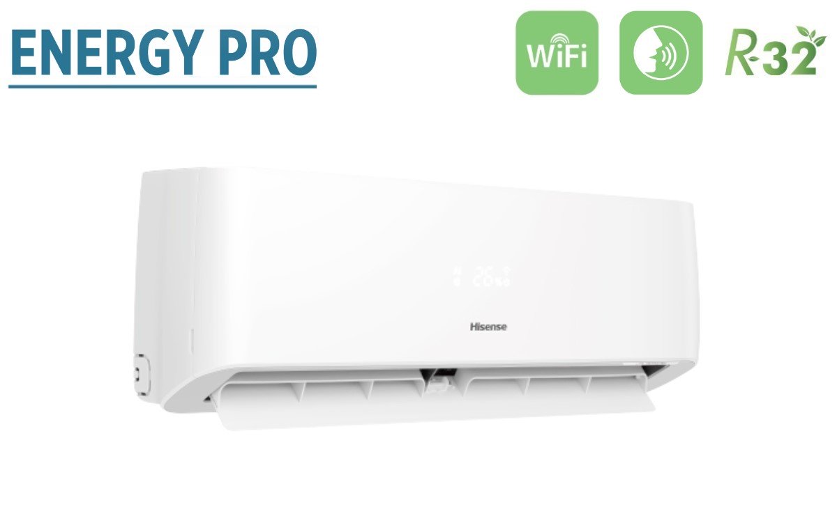 hisense climatizzatore condizionatore hisense quadri split inverter serie energy pro 9999 con 4amw105u4raa r 32 wi fi integrato 9000900090009000 novita