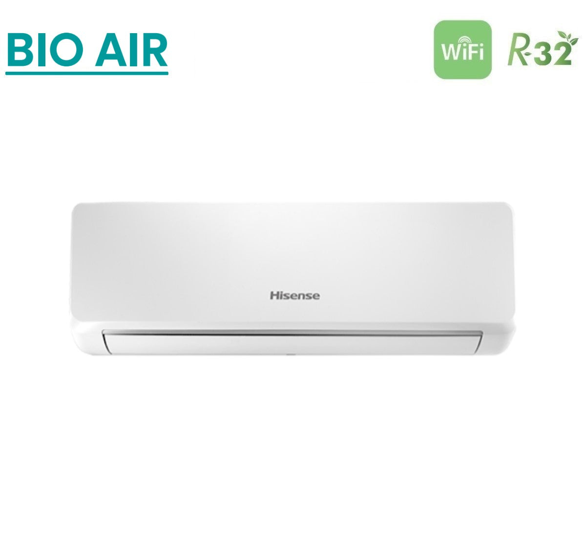 hisense climatizzatore condizionatore hisense trial split inverter serie bio air 9912 con 3amw52u4rja r 32 wi fi integrato 9000900012000
