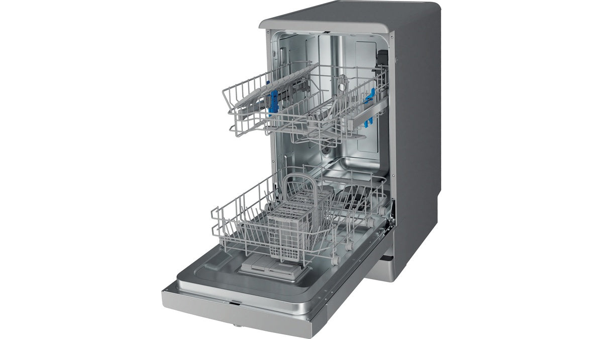 indesit lavastoviglie a libera installazione indesit dsfe 1b10 s 10 coperti classe f a85xl45xp59 argento partenza ritardata programma intensivo ean 8050147556467