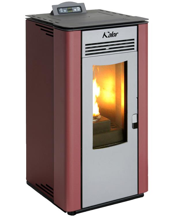 kalor stufa a pellet kalor modello miriam 10 887 kw in acciaio vari colori disponibili bianca