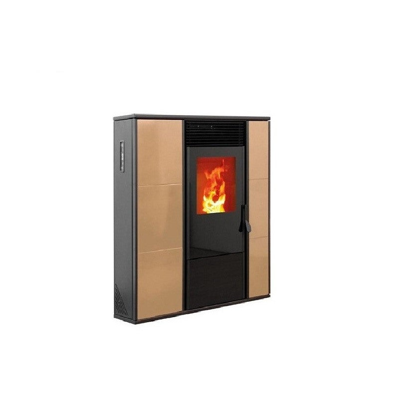 karmek one stufa a pellet ad aria ventilata karmek one mod alice 14 kw vari colori disponibili bianca