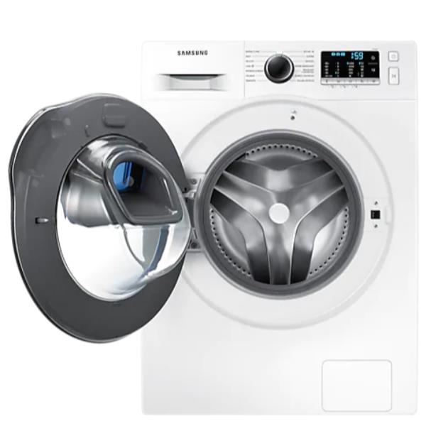 lavatrice a carico frontale samsung 8 kg slim ww8nk52e0vw classe c a85xp456xl60 1200 giri addwash ecolavaggio vapore igienizzante ean 8806090571565
