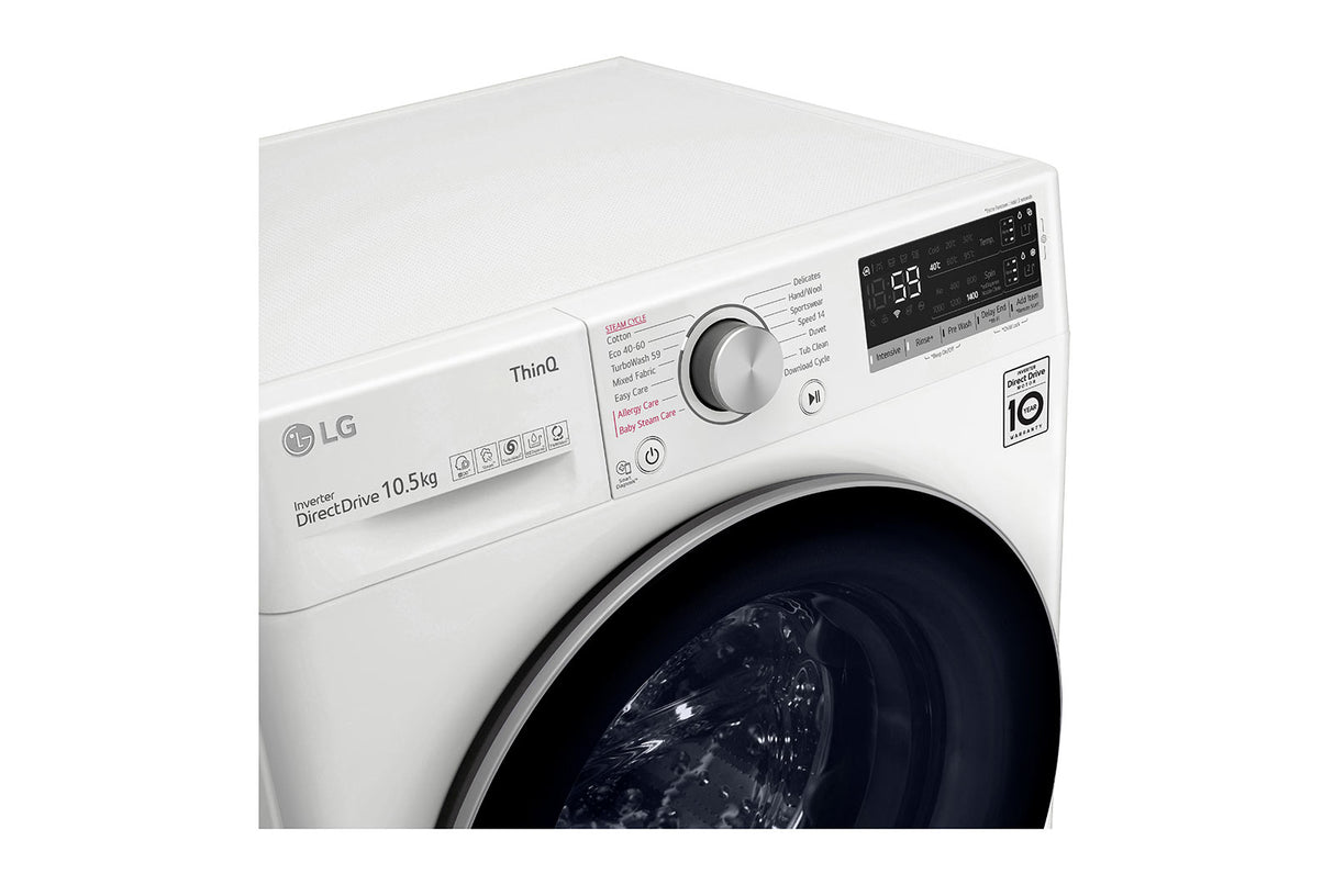 lg lg lavatrice smart ai dd turbowash 9 kg classe energetica b autodose lavaggio a vapore f4wv509s1ea ean 8806091372628