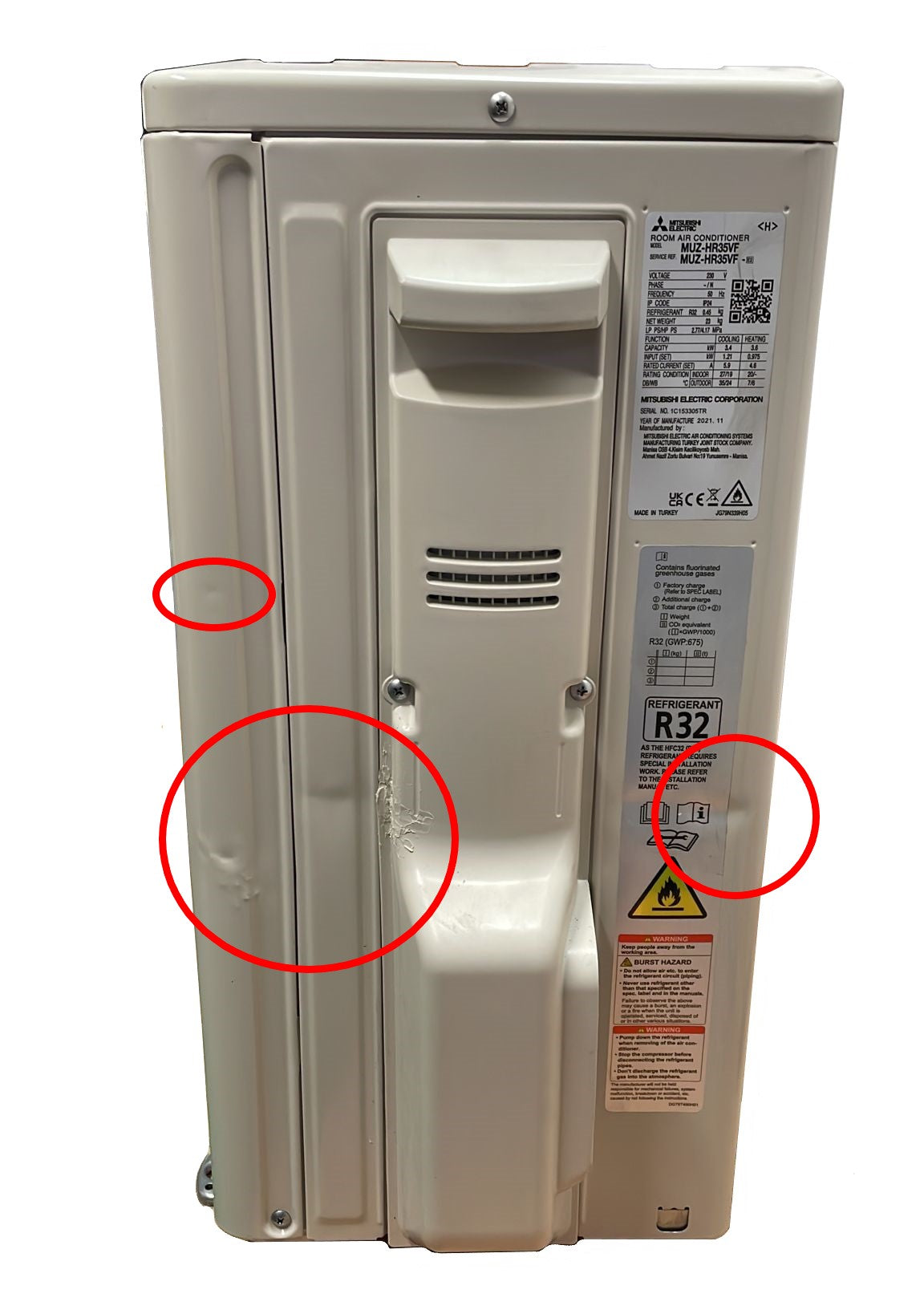 mitsubishi electric area occasioni climatizzatore condizionatore mitsubishi electric inverter serie smart msz hr 12000 btu msz hr35vf r 32 wi fi optional classe aa 14