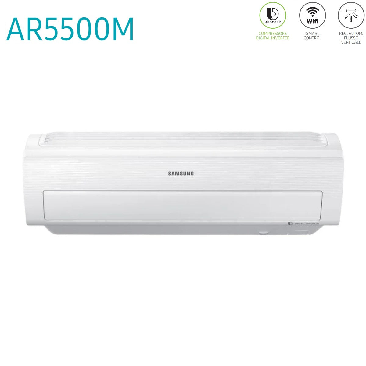 samsung offerta climatizzatore condizionatore samsung dual split inverter serie ar5500m 77 con aj050fcj2eheu r 410 wi fi integrato 70007000