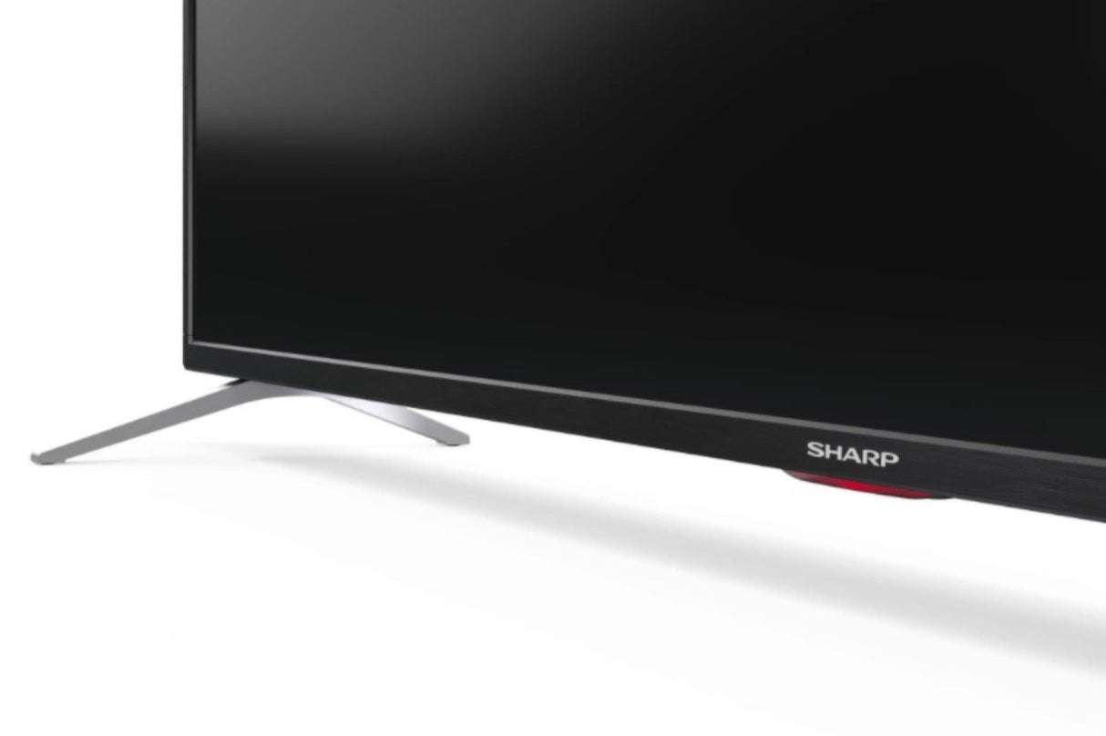 sharp televisore tv sharp 50 led 4k uhd android smart netflix youtube nero 50bl5e ean 4974019141497