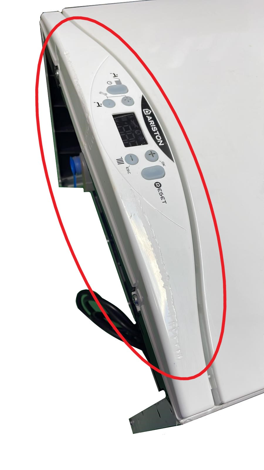 ariston area occasioni caldaia ariston hs premium 24 eu a condensazione completa di kit scarico fumi metano