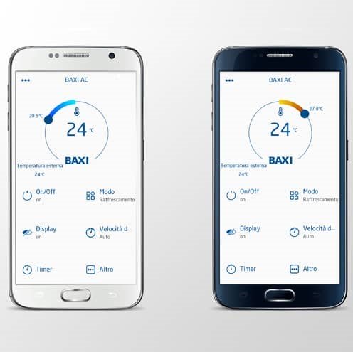 baxi controllo interfaccia wi fi air connect per climatizzatori baxi ean 8022945996226