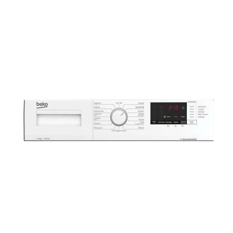 beko lavatrice a carica frontale beko slim wuxs61032wi it 6 kg classe d a84xl60xp40 1000 giri ean 8690842604249