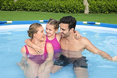 bestway piscina fuori terra bestway 5612e steel pro 396x84h con pompa filtrante 8 680 litri