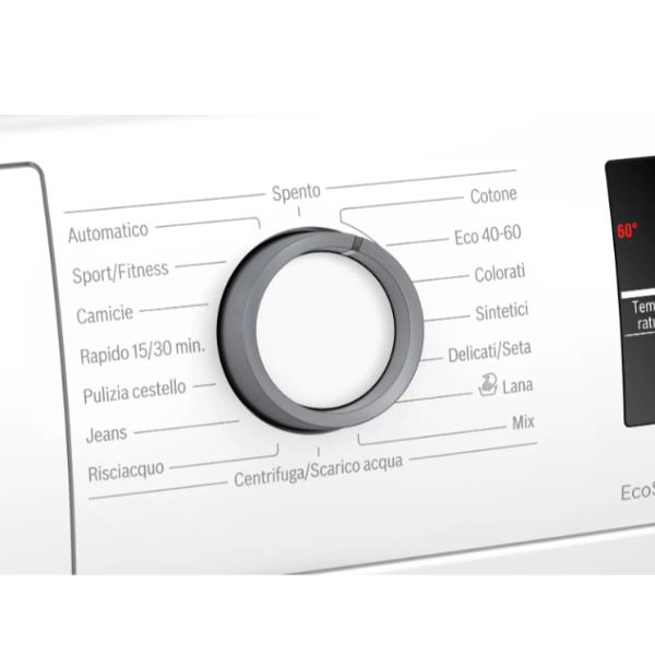 bosch lavatrice a carica frontale bosch 9 kg serie 6 i dos ecosilence drive 1400 giri wau28s29it classe c ean 4242005221530