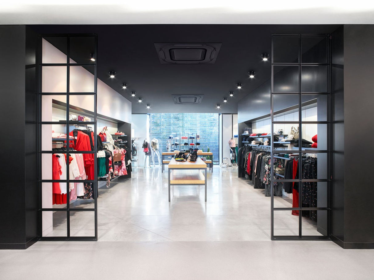 daikin climatizzatore condizionatore daikin bluevolution inverter a cassetta round flow skyair alpha series 36000 btu fcag100b rzag100ny1 trifase r 32 wi fi optional con griglia standard